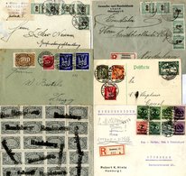 1922-23 INFLATION Accumulation Of 40 Covers Or Cards, Large Part Commercial With Noted November Dates & 16th December Co - Autres & Non Classés