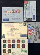 1923-39 Airmail Covers (16) Mainly Commercial Covers With Destinations Such As Peru, Columbia, Mexico, Cuba (catapult Ma - Other & Unclassified