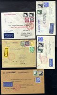 1930's Airmail Range Of Covers To South America With A Good Variety Of Rates & Frankings, Mainly A Combination Of Eagle  - Altri & Non Classificati