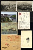 1930's Maritime Covers/cards With Seepost Cancels Incl. Double-ring (13), Oval (3), NDL 'flag' Types (6), 'an Bord' Cach - Autres & Non Classés