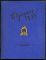 1936 Olympics Complete Collection Of Photo Cards Housed Within Two Printed Books Showing Stadiums, Competitors, Events E - Altri & Non Classificati