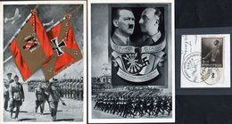 1939 Return Of The Condor Legion From Spain Propaganda Cards (4) & Piece With Special Pmk. - Altri & Non Classificati
