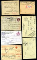 WWII Military Range Of Feldpost Covers Incl. Stampless (15) With Belsen Guard Item Noted, Hospital, Registered (2) Etc.  - Other & Unclassified