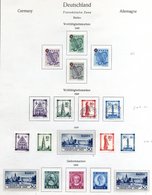 ALLIED OCCUPATION FRENCH ZONE 1945-49 M & FU Collection On KA/BE Leaves, Several Better Sets Or M/Sheets Incl. 1945 Set  - Other & Unclassified