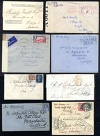 1851-1945 Covers Or Cards (22) Incl. 1903 Official Paid Folded Letter, Paquebot Cancels, US Ship Mail Cancelled In Gibra - Other & Unclassified