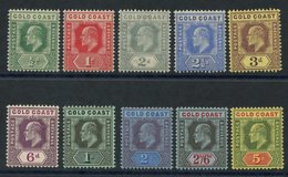 1907-13 MCCA Set M, SG.59/68. (10) Cat. £190 - Other & Unclassified