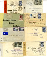1939-44 WWII Range Of Covers All Sent To England, Europe, Canada & The US, Many With Censor Strips, Censor H/stamps, Var - Autres & Non Classés