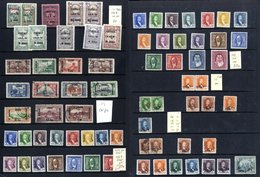 1918-34 M & U Collection Of 180 Stamps On Hagner Leaves Incl. 1918 Pictorial Set U, 1932 Set M Etc. ST.Cat. £900 - Other & Unclassified
