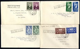 1949-59 Better FDC's On Plain Envelopes Comprising 1949 Recognition Of Republic, 1952 Thomas Moore, 1953 An Tostal (scar - Autres & Non Classés