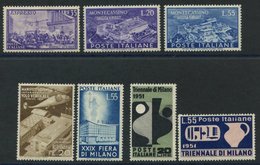 1948 Express Letter 35L Violet M, SG.E718 + 1951 Milan Fair Set M, SG.783/4, 1951 Monte Cassino Abbey Set M, SG.790/1 &  - Other & Unclassified