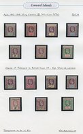 1905-08 MCCA Set M, Another Set FU (3d & 1s Colours Slightly Suffused. (14) Cat. £525 - Autres & Non Classés