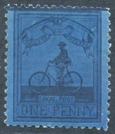 1900 1d Deep Blue/blue Goodyear, Fine M, SG.18, Cat. £1200. - Other & Unclassified