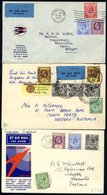 1933-34 Imperial Airways First Flight Covers (3) Comprising 1933 December 31st Singapore - London, Another But Very Scar - Other & Unclassified