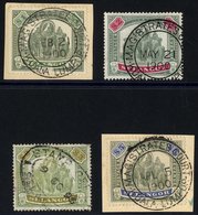 SELANGOR 1859-99 $1, $2, $3 & $5 'Elephants' Fiscally Used, The $3 (washed Colour & Typical Slight Faults) With Large Pa - Otros & Sin Clasificación