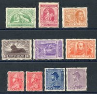 1920 Victory Set, M (1d Thin), SG.453/58, 1926 Admirals 2s & 3s, Fine M, SG.466/7, Also 1d (2) SG.468 & 468e. (10) Cat.  - Autres & Non Classés