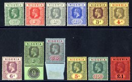 1914-29 MCCA Set, Fine M, SG.1/12. (12) Cat. £275 - Autres & Non Classés