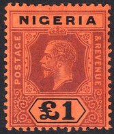 1927 MCCA £1 (Die I) Deep Purple & Black/red, Fine M, SG.12. (1) Cat. £190. - Autres & Non Classés