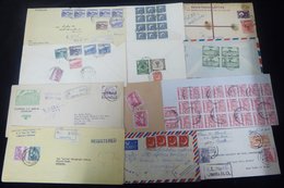 1960's Covers (15) Mostly Commercial Incl. Airmails To Europe & USA. Noted - 1964 Registered Letter, With 53 Paisa Frank - Other & Unclassified