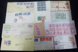 1960's Covers (15) Mostly Commercial Incl. Airmails To Europe & USA. Noted - 1964 Registered Letter, With 53 Paisa Frank - Autres & Non Classés