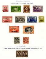 1942-45 Collection Of Stamps & Covers Housed & Written Up In Two Albums, Plus Further Material In A Stock Book, Includes - Other & Unclassified