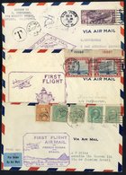 1929-71 Range First Flight Cacheted Covers Incl. PAA San Juan - Castries, St. Lucia, San Juan - Port Of Spain, San Juan  - Other & Unclassified