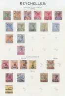 1890-1954 VFU Collection On Leaves Incl. 1890 To 96c, Various Surcharges, 1903 To 1r.50, 1912 To 2r.25, 1917 To 1r.50, 1 - Other & Unclassified