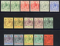 1914 Postage & Revenue Set M (2/6d Tone Spot), SG.22/38, Cat. £425 - Autres & Non Classés