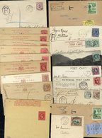 1892-1932 Envelopes/PPC's (10) Incl. 1892 Registered To USA With 1891-98 Die II ½d & 4d, 1895 Registered To England With - Autres & Non Classés