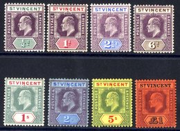 1904-11 MCCA Set, Fine M, SG.85/93. (8) Cat. £350 - Sonstige & Ohne Zuordnung