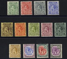 1913-17 MCCA Set, Fine M, SG.108/120. (13) Cat. £140 - Sonstige & Ohne Zuordnung