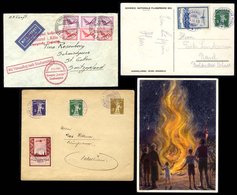 1913-94 Postal History Collection Neatly Presented & Written Up On Leaves In Protectors Incl. Airmails. Noted 1913 Inaug - Autres & Non Classés