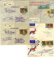 1930-32 First Flight Covers (5) From 1930 Government First Flight Tanga - Dar-Es-Salaam (about 50 Flown), 1931 Govt Expe - Other & Unclassified