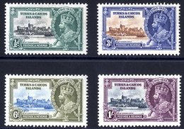 1935 Silver Jubilee Set, Each Value With Catalogued Variety, ½d (SG.187l), 3d (SG.188k), 6d (SG.189k), 1s (SG.190k) Cat. - Autres & Non Classés