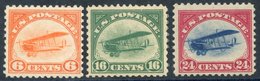 1918 Jenny Air Set, Fresh M (16c & 24c Are UM), SG.A546/8. (3) - Other & Unclassified