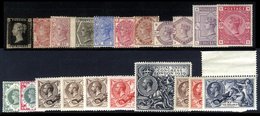 COLLECTION 1840-1951 M Housed In A Lighthouse Hingeless Album From 1840 1d (faults), Useful Range Of 1864-79 1d Red Plat - Other & Unclassified