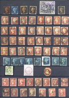 COLLECTION 1840-1929 Housed In A Black Page Stock Book, Condition Very Mixed Throughout But Noted - A Couple Of Decent P - Altri & Non Classificati