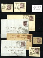 VICTORIAN Selection Of Stamps Mainly Collected For Pmk Interest Incl. 1d Stars With Rideout, Pearson Hill, RLB, Azemar,  - Other & Unclassified