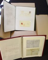 DURHAM (DARLINGTON) 1778-1950 Postal History Collection Housed In Four Multi Ring Albums Commencing With 1778 DARLING/TO - Other & Unclassified