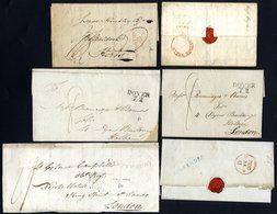 KENT C1796-1917 Covers Incl. S/line Ashford & Rolvenden (2), Canterbury Curved, Mileages Of Canterbury, Cranbrook, Deal, - Andere & Zonder Classificatie