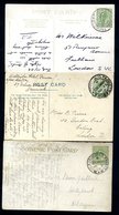 1903-10 Range Of Ten PPC's Bearing Strikes Of 'GK & Ardrigshaig COLUMBIA' Double Ring C.d.s's Incl. A & B Codes & 29mm O - Altri & Non Classificati