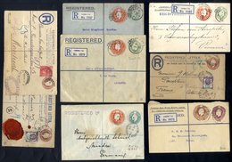 KEVII Issues With Uprated Wrappers, Official & STO Envelopes Incl. Registered Types, JPS Penny Postage Envelope (unused) - Other & Unclassified