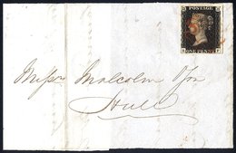 Plate 6 RF, Good To Huge Margins On A Cover Front To Hull, Tied By A Red MC. - Other & Unclassified