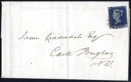 1841 Sept 11th Bank Document From Manchester To Castle Douglas, Franked Pl.2 DI, Three Margined Example, Tied Fine Black - Other & Unclassified