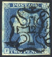 Plate 3 FC, Large Margined Example Cancelled By The No.12 In Maltese Cross, Fine Upright Strike. Cat. £550 - Other & Unclassified