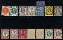 1887 Jubilee Set UM (9d & 10d Vals Are Fine M), From SG.197/214. - Other & Unclassified