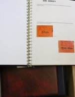 BOOKLETS & BOOKLET PANES Remaindered Collection KEVII-QEII Ranges In Three Albums & A  Box File Of Broken Booklets, Loos - Other & Unclassified
