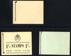 1940 1s, SG.BD3, BD7 & BD8, VF. (3) Cat. £235 - Other & Unclassified