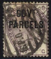 GOVT PARCELS 1883 1½d Lilac, Av U Example With Variety 'dot To Left Of T' SG.O61b. (1) - Sonstige & Ohne Zuordnung