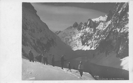 Fahlensee Mit Altmann - Skifahrer - Carte Photo -  Non Circulé - Altri & Non Classificati