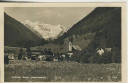 Medratz Im Stubaital V. 1936  Dorfansicht Mit Gletscher  (1509) - Neustift Im Stubaital